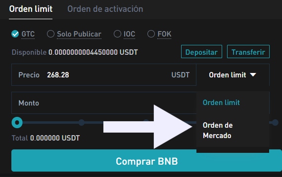 comprar-bnb-bitget