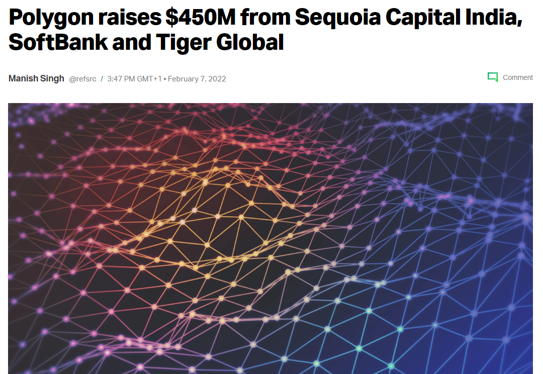 Polygon 450 millones ronda de financiación